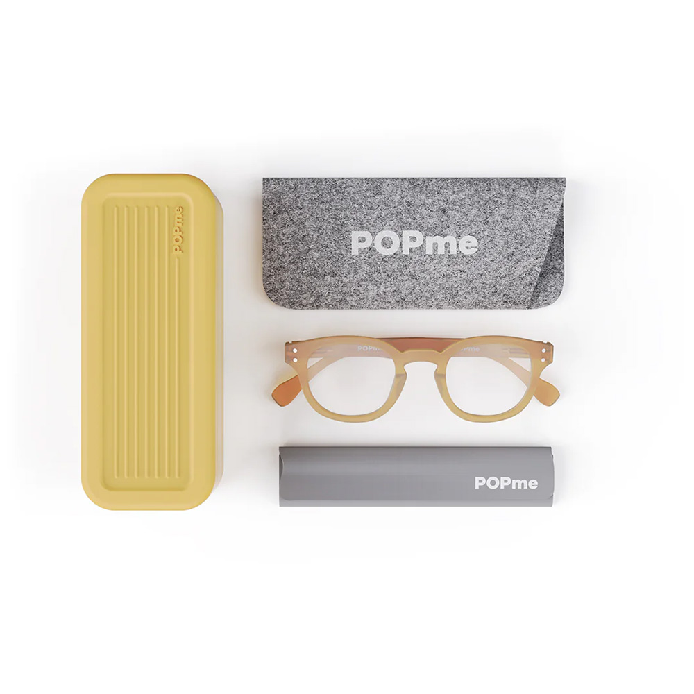 POPME - Γυαλιά Ανάγνωσης +1 yellow peach